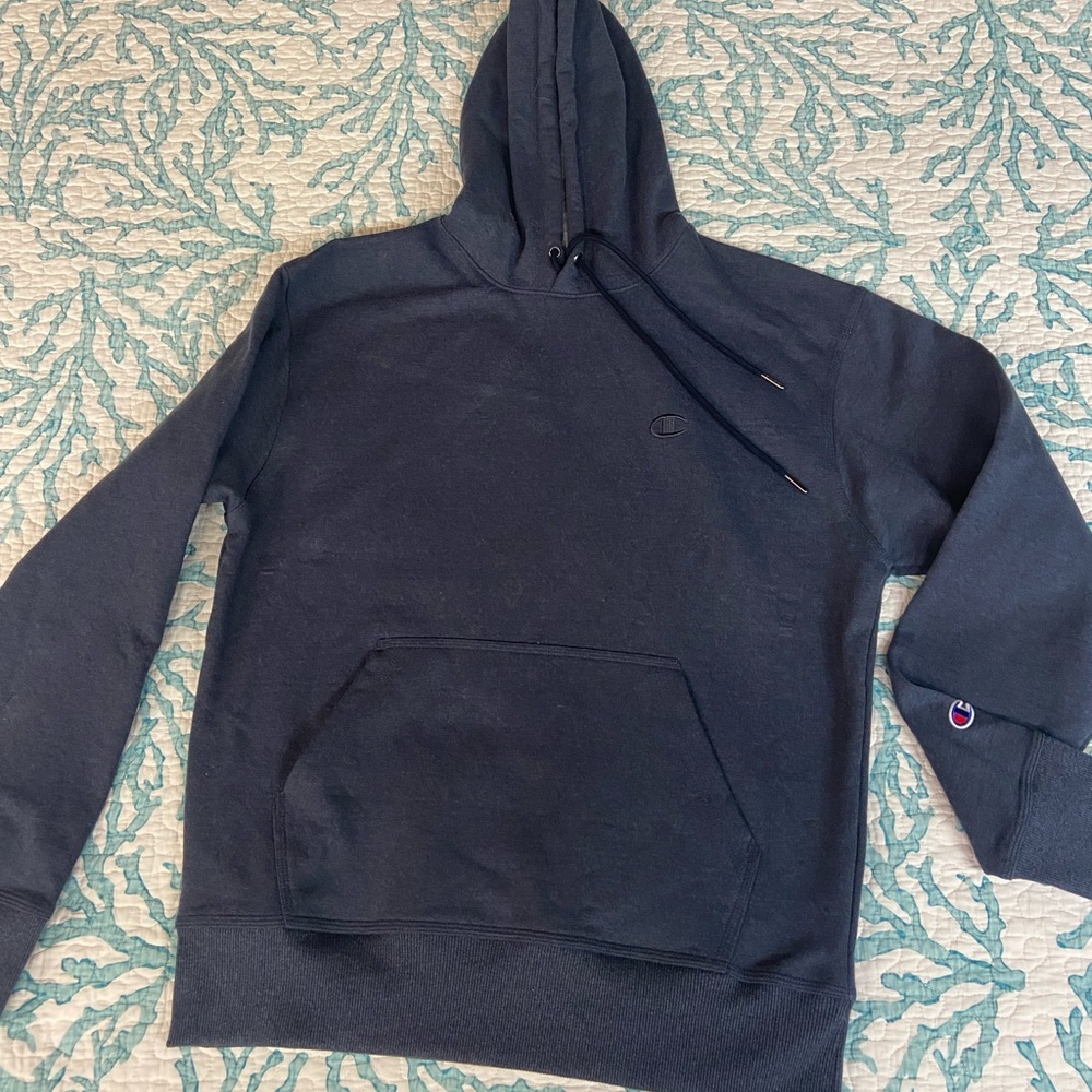 Size medium dark blue hoodie